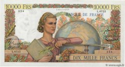 10000 Francs GÉNIE FRANÇAIS FRANKREICH  1954 F.50.70 fST