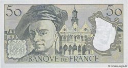 50 Francs QUENTIN DE LA TOUR Petit numéro FRANCE  1992 F.67.18A70 UNC-