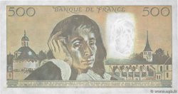 500 Francs PASCAL Numéro spécial FRANCE  1989 F.71.41 SPL