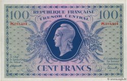 100 Francs MARIANNE FRANCE  1943 VF.06.01a XF+