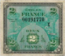 2 Francs DRAPEAU FRANCIA  1944 VF.16.03 MB