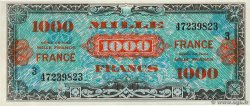 1000 Francs FRANCE FRANKREICH  1945 VF.27.03 fST