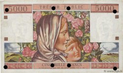 50NF sur 5000 Francs TRÉSOR PUBLIC Petit numéro FRANCE  1960 VF.39.01 TTB