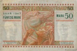 50 Mark SARRE FRANCE  1947 VF.48.01 TB+