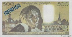 500 Francs PASCAL Faux FRANKREICH  1984 F.71.31x fST+