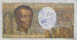 200 Francs MONTESQUIEU Faux FRANCIA  1986 F.70.06x SPL