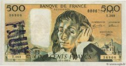 500 Francs PASCAL Faux FRANCIA  1992 F.71.49x q.BB