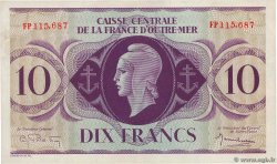 10 Francs AFRIQUE ÉQUATORIALE FRANÇAISE  1943 P.16b pr.SPL