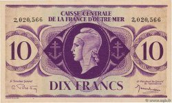 10 Francs FRENCH EQUATORIAL AFRICA  1943 P.16c UNC-
