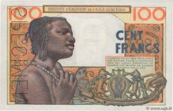 100 Francs Spécimen FRENCH WEST AFRICA  1956 P.46s q.FDC