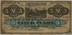 5 Pesos COLOMBIA Bogota 1877 PS.0739 B