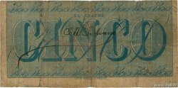 5 Pesos COLOMBIA Bogota 1877 PS.0739 RC
