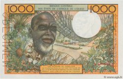 1000 Francs Spécimen ESTADOS DEL OESTE AFRICANO  1961 P.503Es SC+