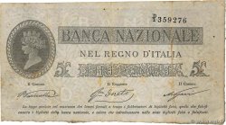 5 Lire ITALY  1866 PS.733 F