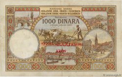 1000 Dinara YOUGOSLAVIE  1920 P.024var. TB