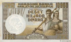 10000 Dinara JUGOSLAWIEN  1936 P.034 fVZ
