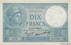 10 Francs MINERVE FRANCIA  1936 F.06.17 q.SPL