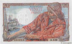 20 Francs PÊCHEUR FRANCIA  1945 F.13.10