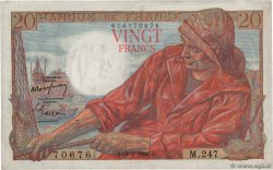 20 Francs PÊCHEUR FRANCIA  1950 F.13.17a MBC