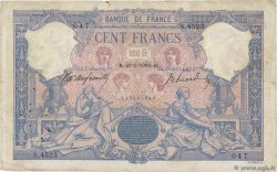 100 Francs BLEU ET ROSE FRANKREICH  1906 F.21.20