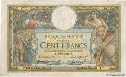 100 Francs LUC OLIVIER MERSON sans LOM FRANCE  1910 F.23.02 TB+