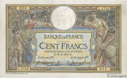 100 Francs LUC OLIVIER MERSON sans LOM FRANKREICH  1913 F.23.05