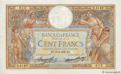 100 Francs LUC OLIVIER MERSON grands cartouches FRANCIA  1933 F.24.12