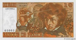 10 Francs BERLIOZ Numéro spécial FRANKREICH  1975 F.63.09