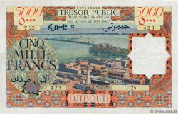 5000 Francs  AFARS AND ISSAS  1969 P.30 VF