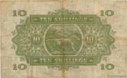 10 Shillings EAST AFRICA  1943 P.29b F+