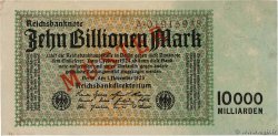 10 Billions Mark Spécimen GERMANIA  1923 P.131as q.AU