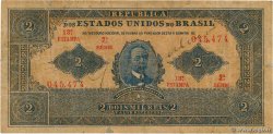 2 Mil Reis BRAZIL  1920 P.015 F
