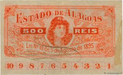 500 Reis BRAZIL  1895 PS.473 XF