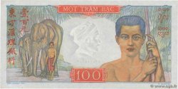 100 Piastres FRANZÖSISCHE-INDOCHINA  1947 P.082b fST+