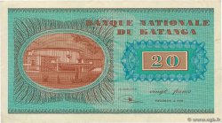 20 Francs KATANGA  1960 P.06a fVZ