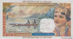 20 NF sur 1000 Francs Union Française REUNION ISLAND  1971 P.55b XF+