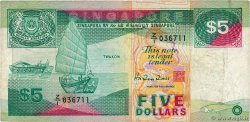 5 Dollars Remplacement SINGAPORE  1989 P.19r F