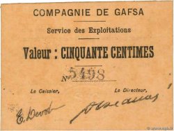 50 Centimes TUNISIA  1916 JPCV.02 FDC