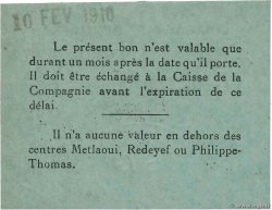 1 Franc TUNISIA  1916 JPCV.03 AU
