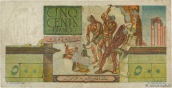 500 Francs TUNISIA  1947 P.25 F