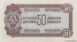 50 Dinara JUGOSLAWIEN  1944 P.052b fST