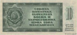 10 Dinara YUGOSLAVIA  1950 P.067Sa UNC