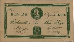 50 Livres Faux FRANCE  1794 Laf.278 pr.SPL