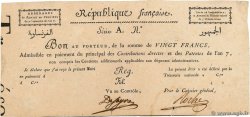 20 Francs FRANKREICH  1798 Laf.212 fVZ