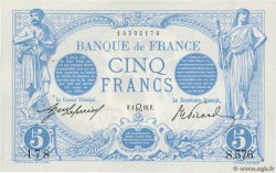 5 Francs BLEU FRANKREICH  1912 F.02.07