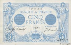 5 Francs BLEU lion inversé FRANCIA  1916 F.02bis.04 q.SPL