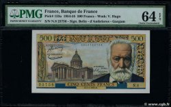 500 Francs VICTOR HUGO FRANCE  1954 F.35.01 UNC
