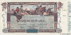 5000 Francs FLAMENG FRANCE  1918 F.43.01 SUP