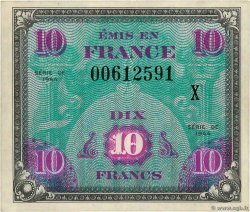 10 Francs DRAPEAU FRANCE  1944 VF.18.02 VF+