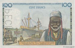 100 Francs Spécimen AFRIQUE ÉQUATORIALE FRANÇAISE  1956 P.32s AU